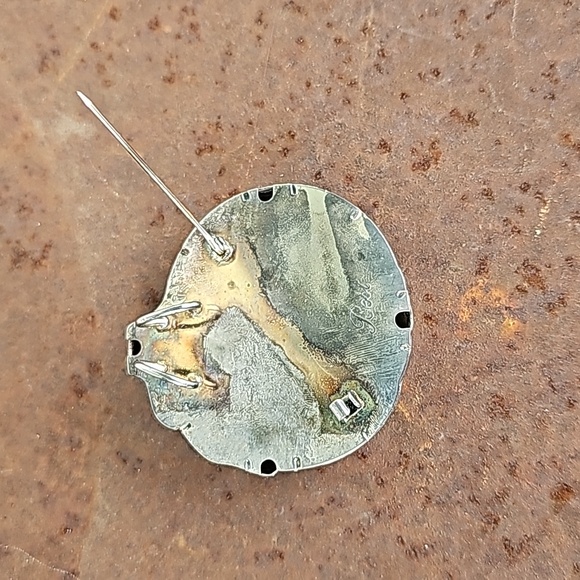 90's Best Jack O Lantern Pumpkin Brooch - Picture 12 of 13